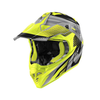 GIVI KASK CROSS 60.1 FRESH ECE R22-06 KOLOR SZARY/CZARNY/ŻÓŁTY MAT ROZMIAR S