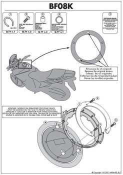 KAPPA MOCOWANIE TANKLOCK DUCATI - BF08K