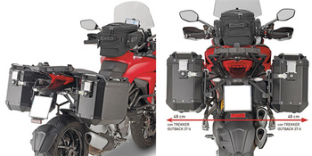 GIVI stelaż kufrów bocznych OUTBACK - DUCATI Multistrada 1260 (18) - PLR7411CAM