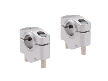 Podwyższenie kierownicy do Triumph Speed ​​Triple 900 (1993-1996), 25 mm - srebrne