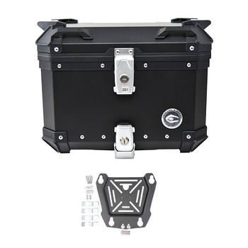 Kufer centralny aluminiowy COOCASE 45L - czarny