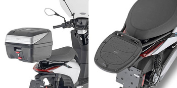 GIVI STELAŻ KUFRA CENTRALNEGO MONOLOCK (BEZ PŁYTY) - PIAGGIO Piaggio 1 (21 > 22) - SR5618