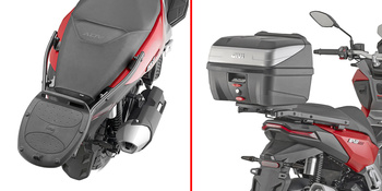 GIVI STELAŻ KUFRA CENTRALNEGO MONOLOCK (BEZ PŁYTY) - VOGE SR1 ADV 125 (24)