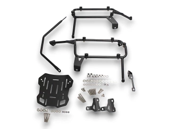 Zestaw kufrów i stelaży centralny + boczne  COOCASE do BMW F750/F850GS 2021 - 2024r - asymetryczne