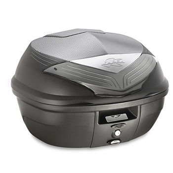 KAPPA KUFER CENTRALNY 35L MONOLOCK Z BIAŁYMI ODBLASKAMI ( ZAWIERA PŁYTĘ ) (K355NT) - K355NT