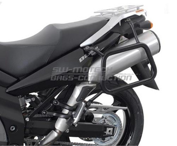 Stelaż Evo Na Kufry Boczne Sw-Motech Suzuki Dl 1000 V-Strom/Kawasaki Klv1000 Black KFT.05.158.200