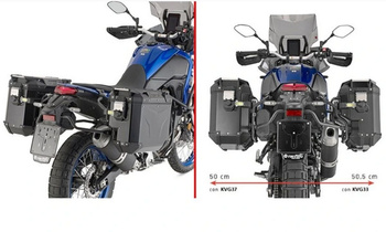 KAPPA 2025/05 STELAŻ KUFRÓW BOCZNYCH MONOKEY CAM SIDE YAMAHA TENERE 700 '19-'24 - POD KUFRY KVG K'VOYAGER ALU - PRAWY KVGS33 WCIĘTY