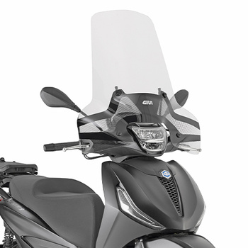 GIVI SZYBA PRZEZROCZYSTA (58H X 68W) / POTRZEBA A5616A - PIAGGIO beverly 300-400 hpe (21 > 24)
