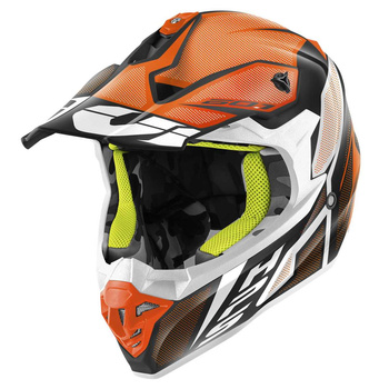 GIVI KASK CROSS 60.1 INVERT ECE R22-06 KOLOR CZARNY/BIAŁY/POMARAŃCZOWY MAT ROZMIAR XL