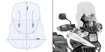 GIVI szyba regulowana 'AIRFLOW' - SUZUKI V-STROM 1050 (20) / V-STROM 1050 XT (20) - AF3117