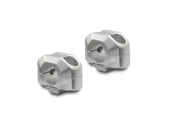 Zestaw Podwyższający Kierownicę Sw-Motech 22Mm Podwyższenie 20Mm Silver LEH.00.039.22001.15/S