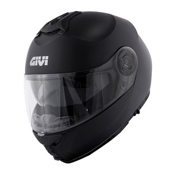 GIVI KASK X.21 EVO BASIC- SZCZĘKOWY Z BLENDĄ - CZARNY MAT ROZMIAR XXL / 63