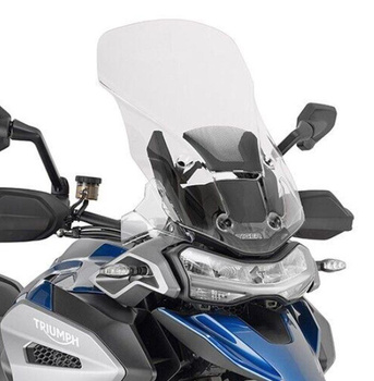 KAPPA 2022/11 SZYBA TRIUMPH TIGER 1200 GT EXPLORER '22-, HUSQVARNA NORDEN 901 '22-, PRZEZROCZYSTA 57X38 CM (WYS. X SZER.) WYŻSZA O 12,5 CM OD ORYGINAŁU, PRZEZROCZYSTA  - KD6422ST