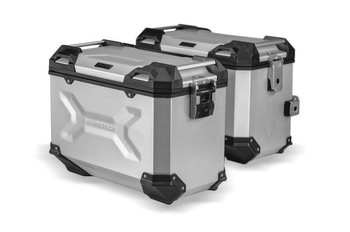 Kufry boczne KPL  Trax Adv I Stelaży Sw-Motech Bmw F650Gs (-07)/G 650Gs (11-) Silver 45/45L KFT.07.094.70100/S